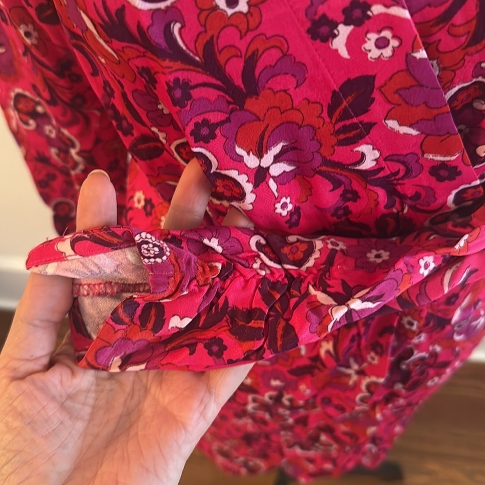 NEW Anthropologie Maeve Wrap Dress Pink Floral XS
NWT - Picture 6 of 9